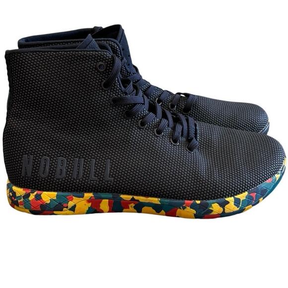 NOBULL High Top Super Fabric Training Shoes Sneakers Size Mens 10.5 Womens 12